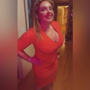 Diane Von Furstenberg Red Dress